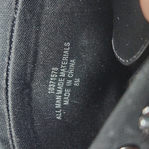 Blackheart Studded Black Combat Boots Hot Topic NIB Size 8 - Picture 14 of 16